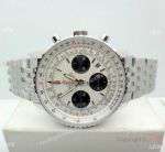 SWISS GRADE Breitling Navitimer 7750 Replica Watch SS Black Sub-dials